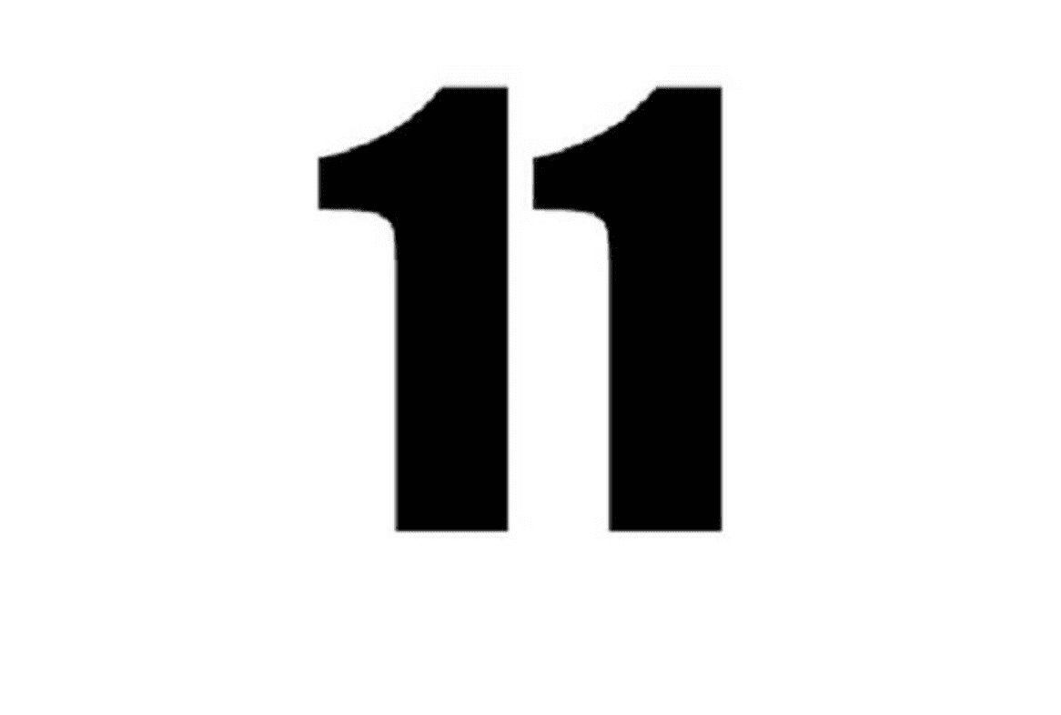 Con so may man tu giac mo thay so 11