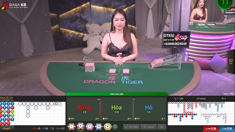 Hướng dẫn chơi Rồng Hổ dành cho hầu hết người chơi