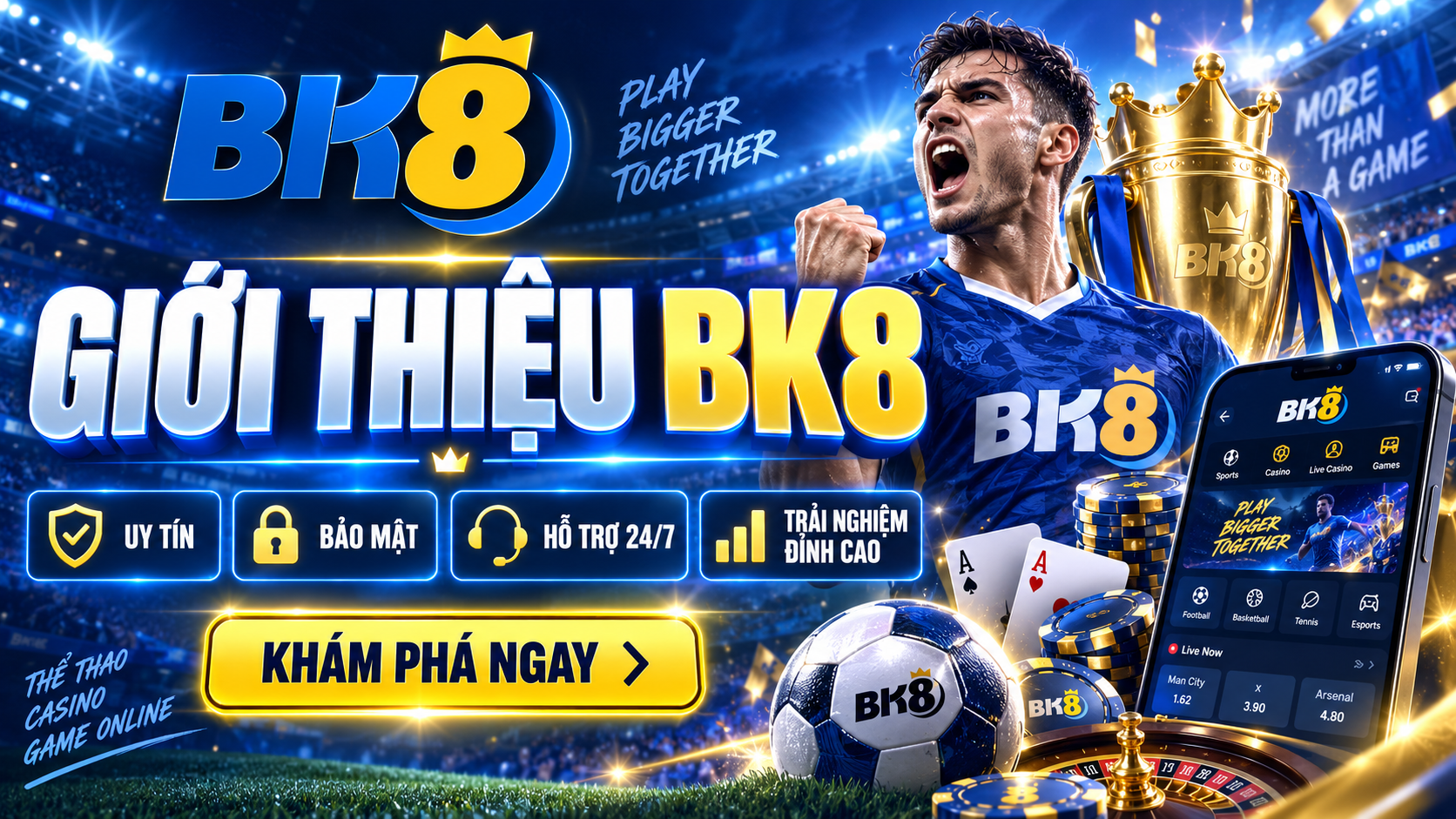 Tổng quan nhà cái BK8 hiện nay