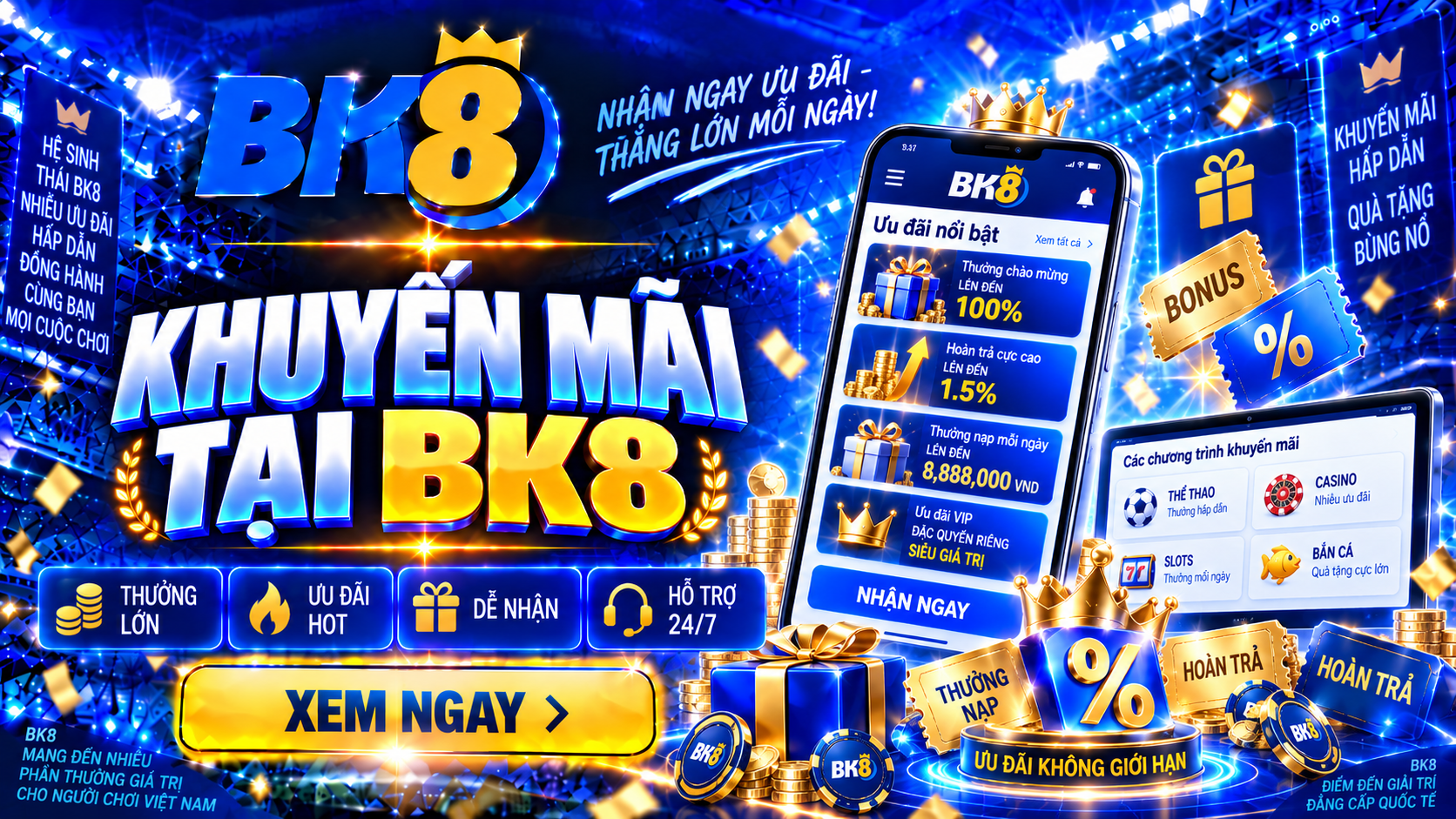 Khuyến mãi tại BK8