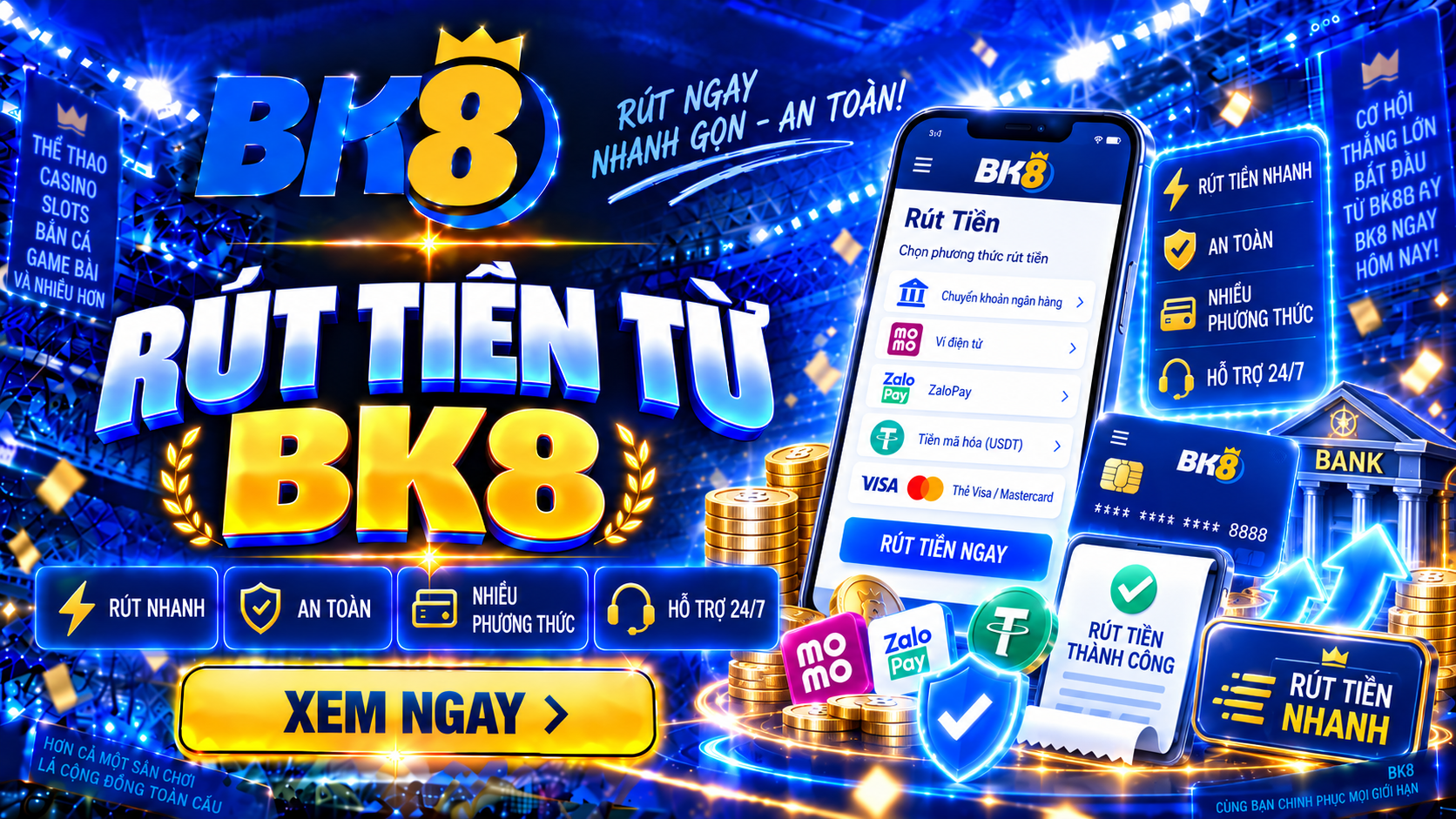 Rút tiền BK8 Rút tiền BK8